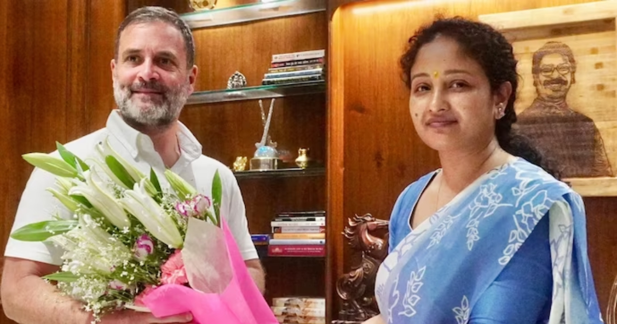 Jharkhand: Rahul Gandhi meets Hemant Soren's wife Kalpana